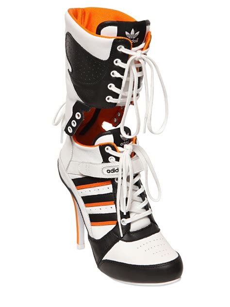 jeremy scott adidas high heels|jeremy scott adidas cowboy boots.